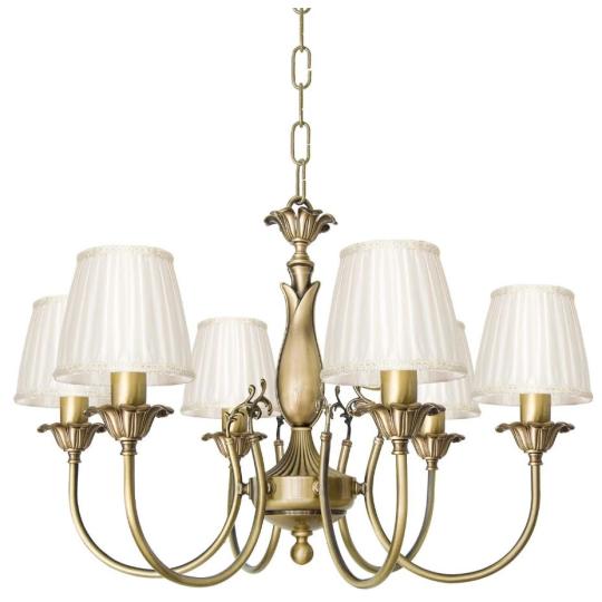 klasicky obciansky elegantny mediteranska mosadzne luster lampa obyvacia izba textil tienidlo luxusne vintage lampy talianska toskanska zamok vila.jpg